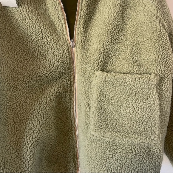 Reversible bomber jacket- size 2 (medium) NWT - Picture 7 of 13